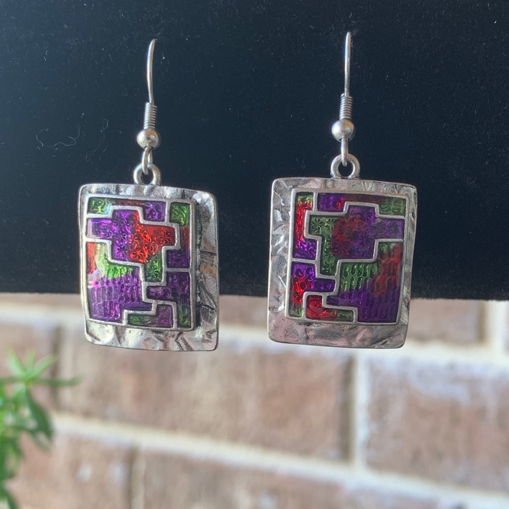 Silver handmade earrings